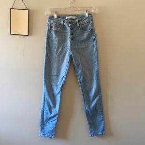 High waisted boutique skinny jeans